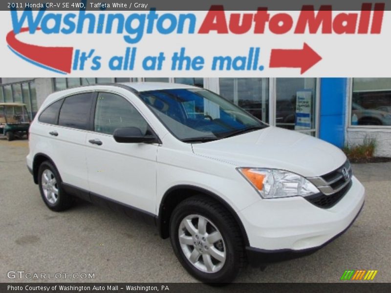 Taffeta White / Gray 2011 Honda CR-V SE 4WD