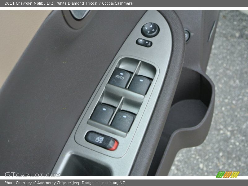 White Diamond Tricoat / Cocoa/Cashmere 2011 Chevrolet Malibu LTZ