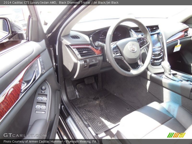 Black Diamond Tricoat / Jet Black/Jet Black 2014 Cadillac CTS Luxury Sedan AWD