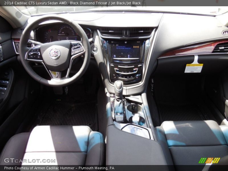 Black Diamond Tricoat / Jet Black/Jet Black 2014 Cadillac CTS Luxury Sedan AWD