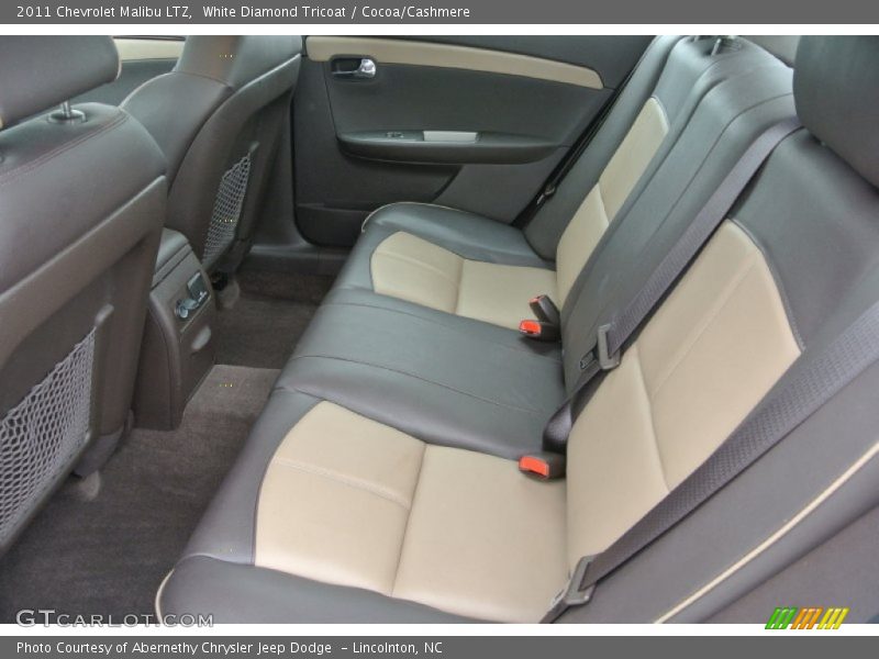 White Diamond Tricoat / Cocoa/Cashmere 2011 Chevrolet Malibu LTZ