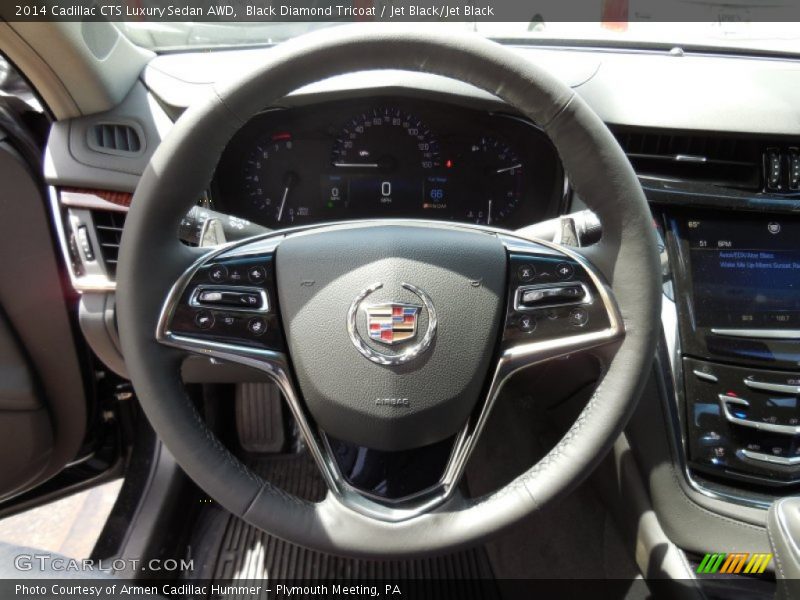 Black Diamond Tricoat / Jet Black/Jet Black 2014 Cadillac CTS Luxury Sedan AWD