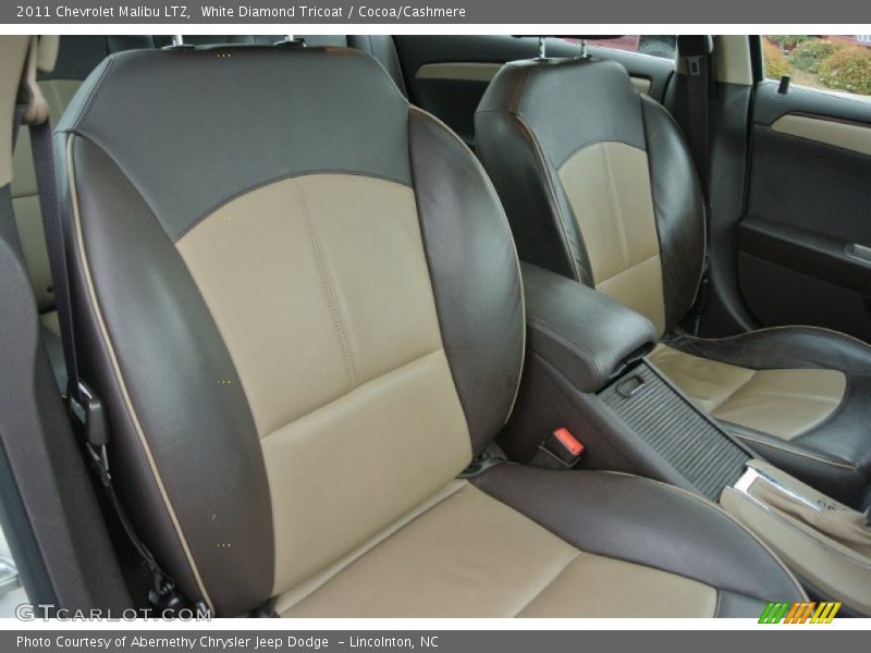 White Diamond Tricoat / Cocoa/Cashmere 2011 Chevrolet Malibu LTZ