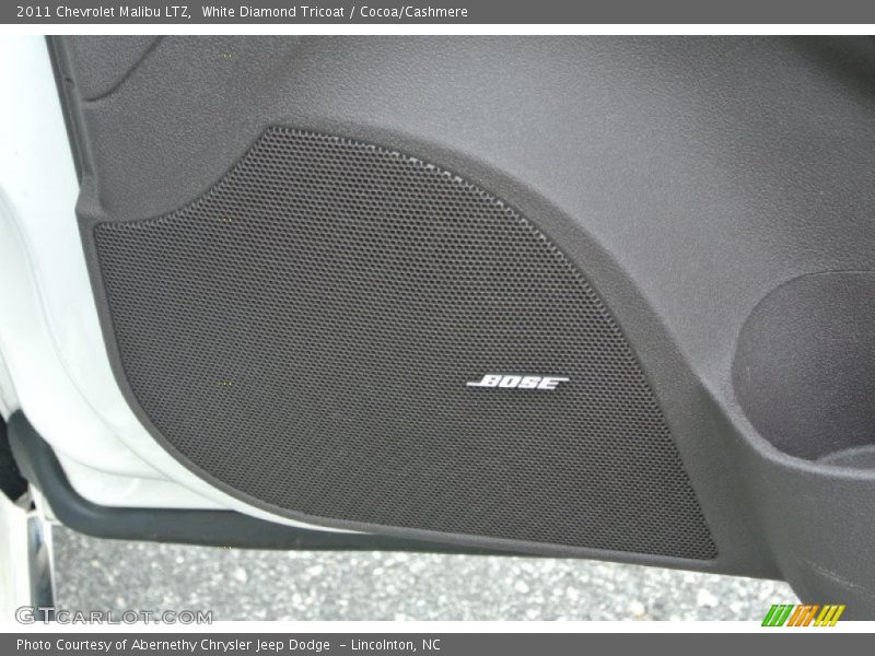 White Diamond Tricoat / Cocoa/Cashmere 2011 Chevrolet Malibu LTZ