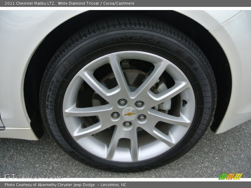 White Diamond Tricoat / Cocoa/Cashmere 2011 Chevrolet Malibu LTZ