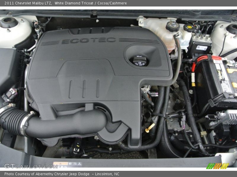 White Diamond Tricoat / Cocoa/Cashmere 2011 Chevrolet Malibu LTZ