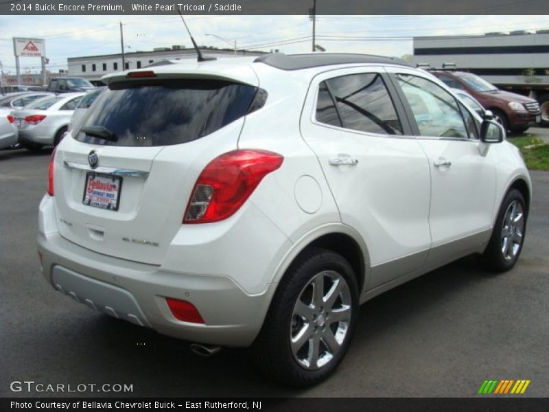 White Pearl Tricoat / Saddle 2014 Buick Encore Premium