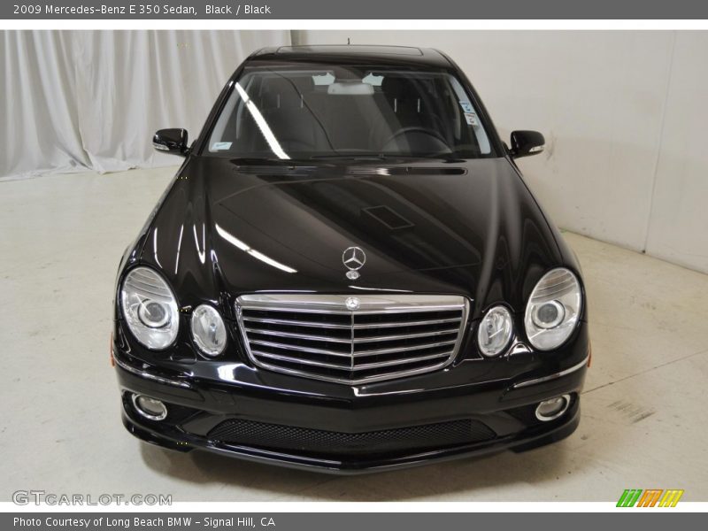 Black / Black 2009 Mercedes-Benz E 350 Sedan