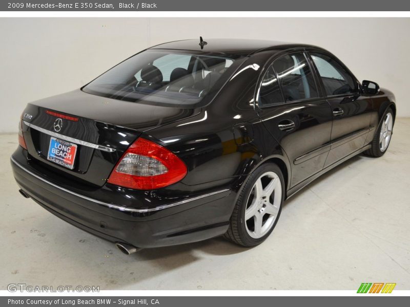 Black / Black 2009 Mercedes-Benz E 350 Sedan