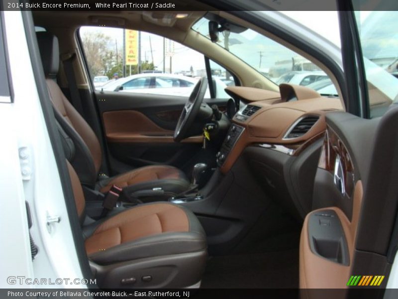 White Pearl Tricoat / Saddle 2014 Buick Encore Premium