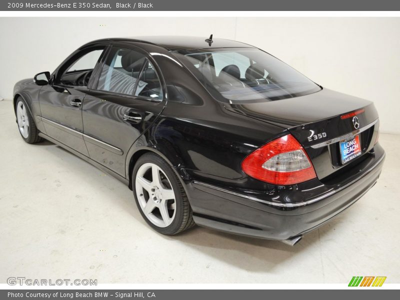 Black / Black 2009 Mercedes-Benz E 350 Sedan