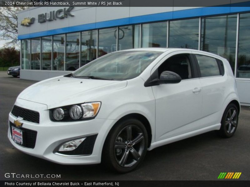 Summit White / RS Jet Black 2014 Chevrolet Sonic RS Hatchback