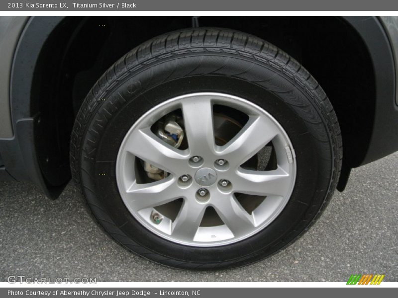 Titanium Silver / Black 2013 Kia Sorento LX