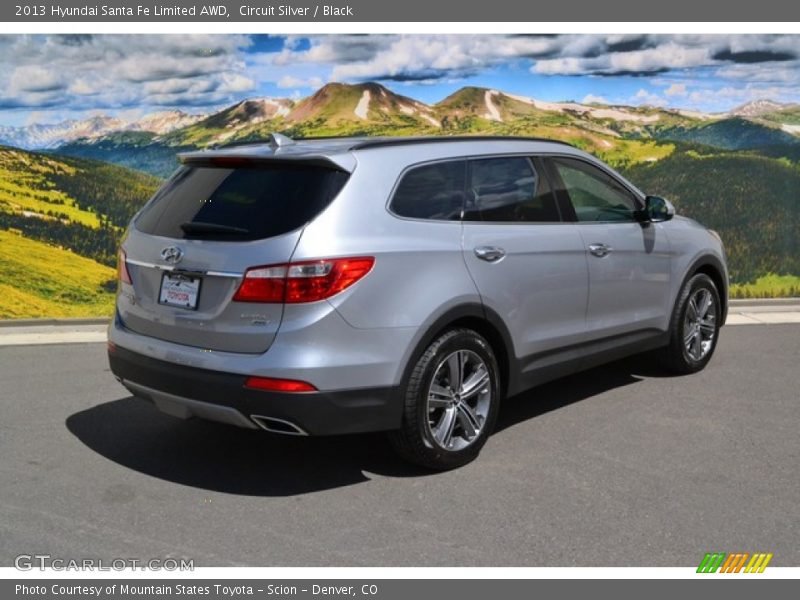 Circuit Silver / Black 2013 Hyundai Santa Fe Limited AWD