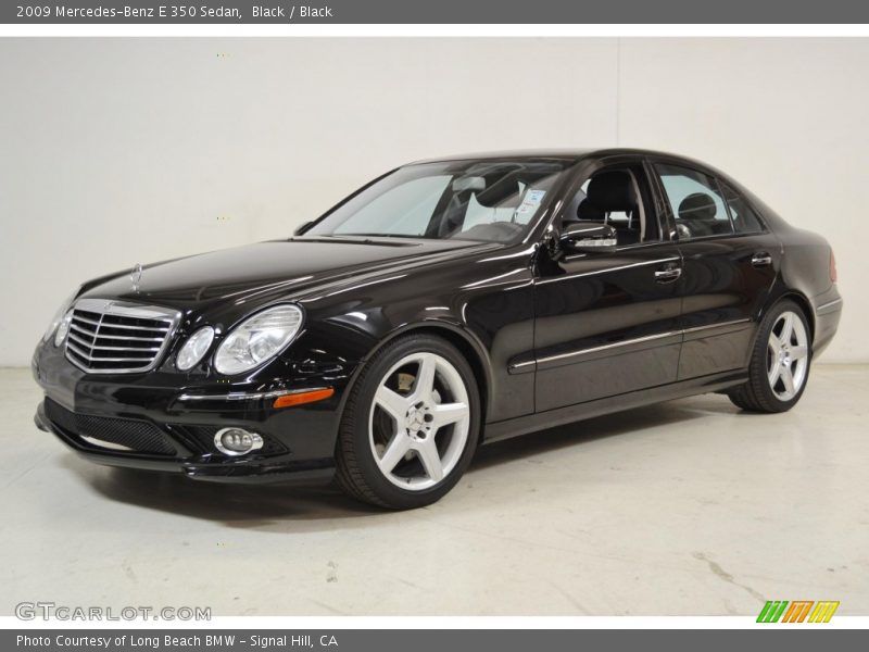 Black / Black 2009 Mercedes-Benz E 350 Sedan