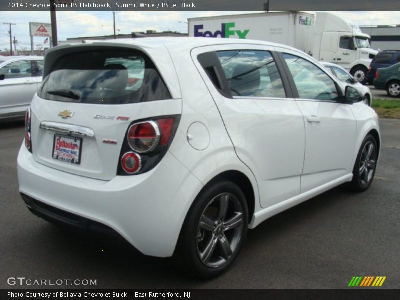 Summit White / RS Jet Black 2014 Chevrolet Sonic RS Hatchback