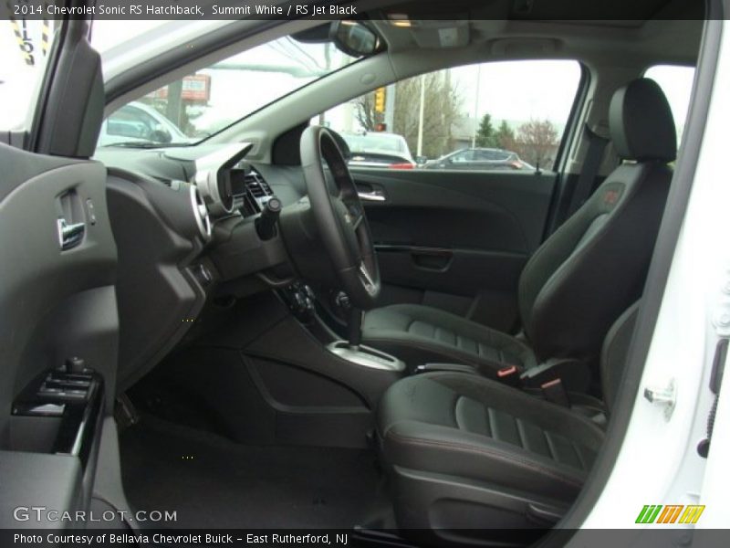 Summit White / RS Jet Black 2014 Chevrolet Sonic RS Hatchback