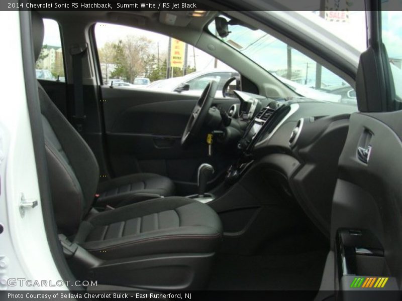 Summit White / RS Jet Black 2014 Chevrolet Sonic RS Hatchback