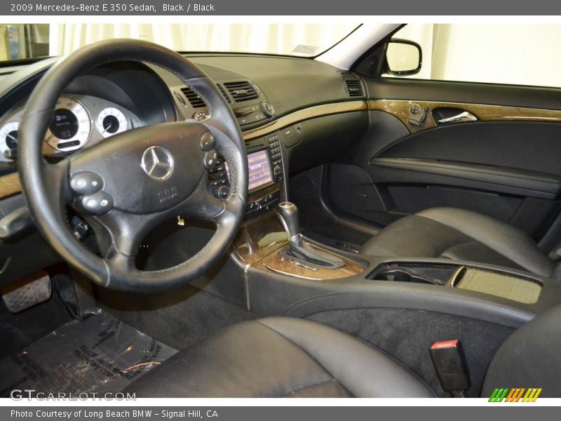 Black / Black 2009 Mercedes-Benz E 350 Sedan