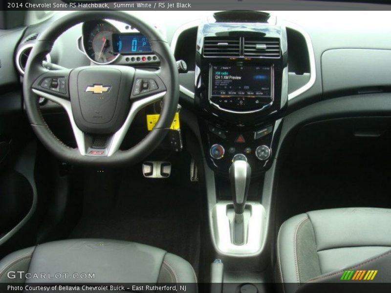 Summit White / RS Jet Black 2014 Chevrolet Sonic RS Hatchback