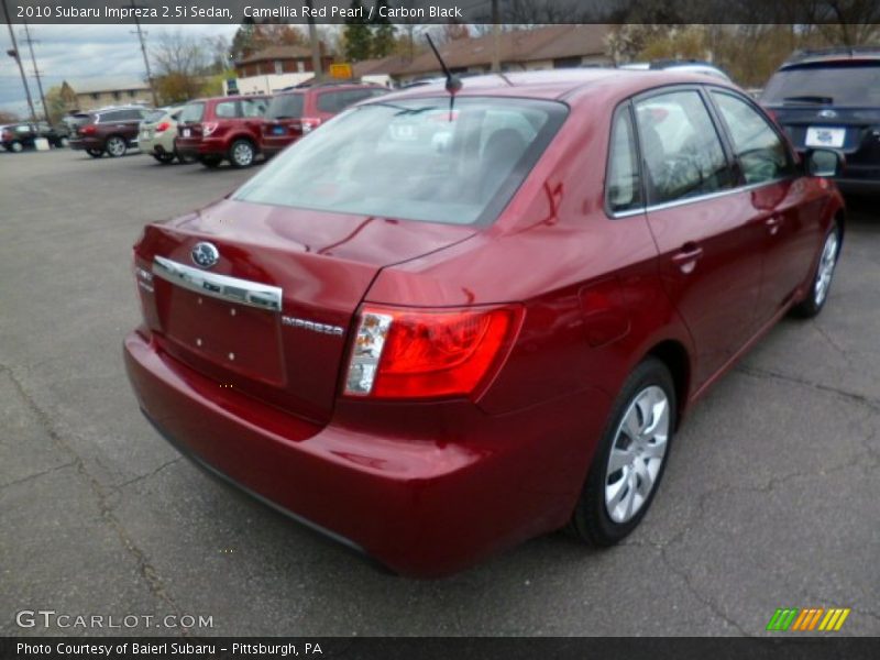 Camellia Red Pearl / Carbon Black 2010 Subaru Impreza 2.5i Sedan