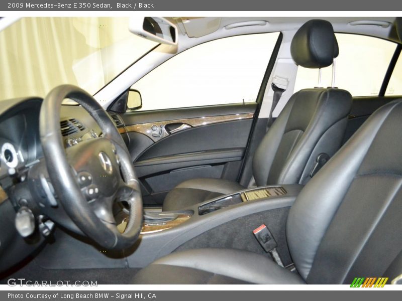 Black / Black 2009 Mercedes-Benz E 350 Sedan