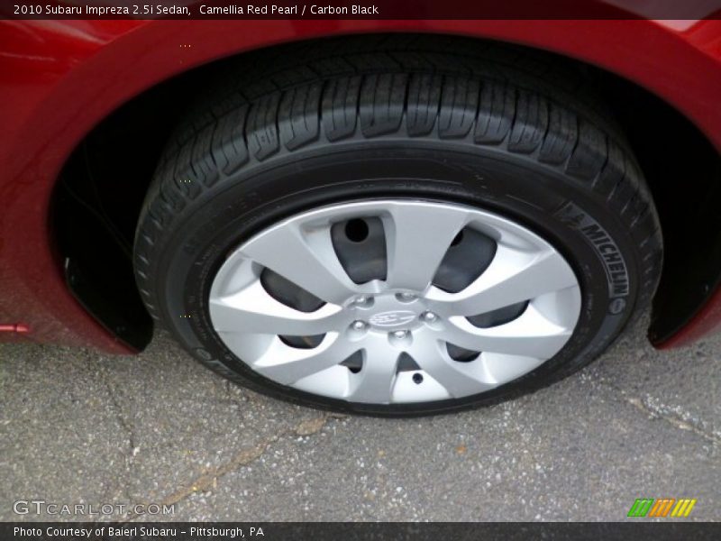 Camellia Red Pearl / Carbon Black 2010 Subaru Impreza 2.5i Sedan