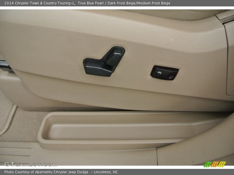 True Blue Pearl / Dark Frost Beige/Medium Frost Beige 2014 Chrysler Town & Country Touring-L