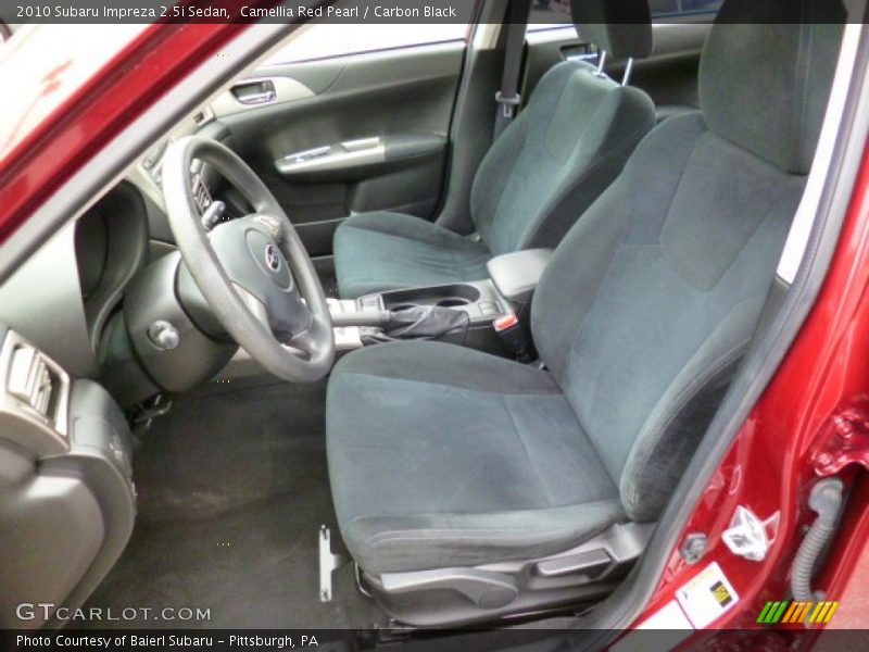 Camellia Red Pearl / Carbon Black 2010 Subaru Impreza 2.5i Sedan