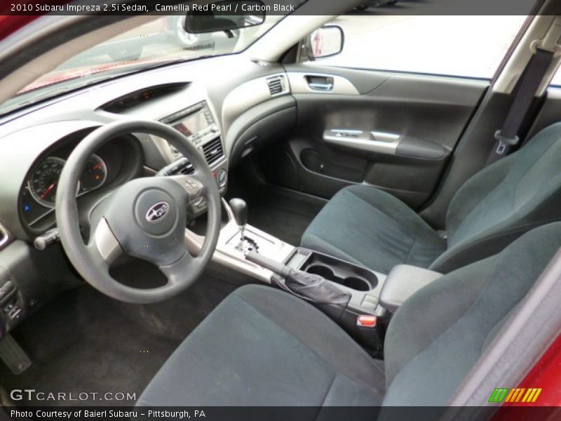 Camellia Red Pearl / Carbon Black 2010 Subaru Impreza 2.5i Sedan