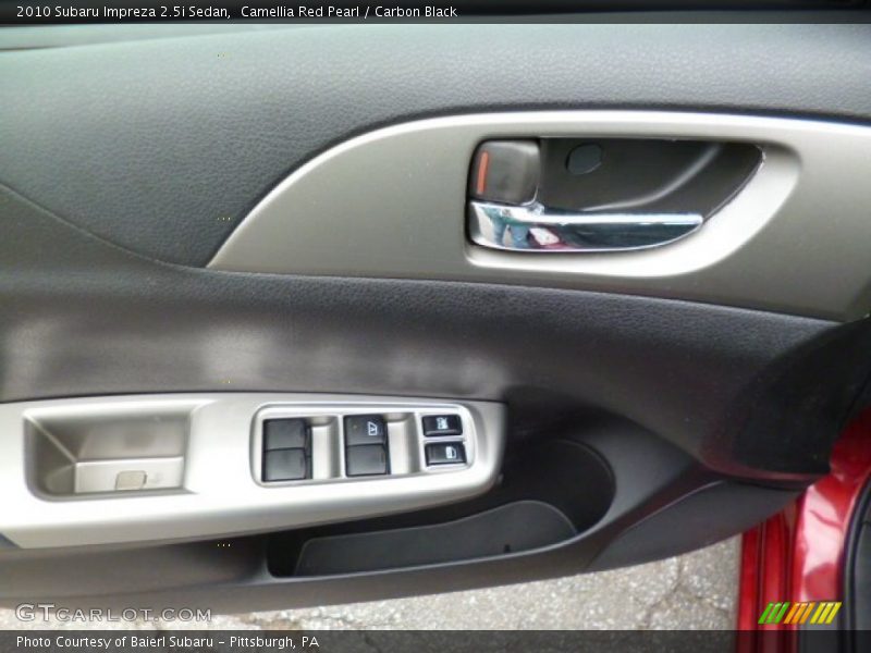 Camellia Red Pearl / Carbon Black 2010 Subaru Impreza 2.5i Sedan