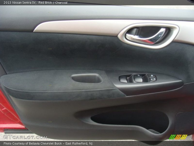Red Brick / Charcoal 2013 Nissan Sentra SV