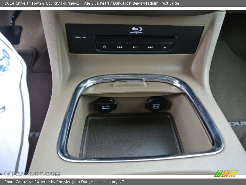 True Blue Pearl / Dark Frost Beige/Medium Frost Beige 2014 Chrysler Town & Country Touring-L