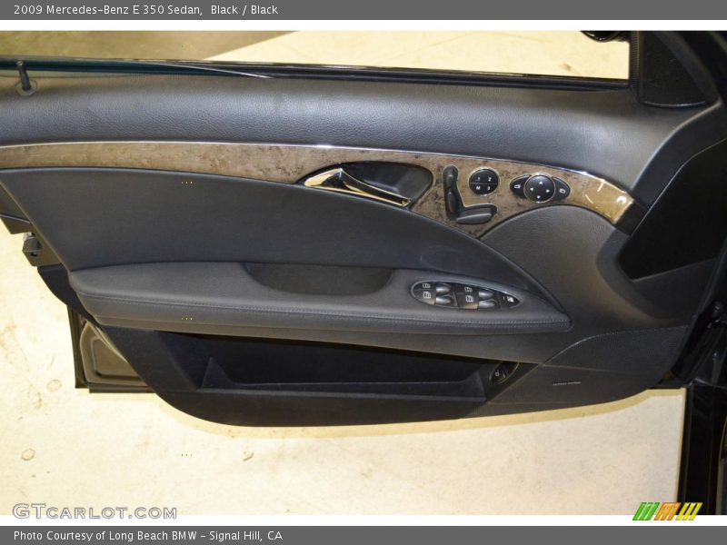 Black / Black 2009 Mercedes-Benz E 350 Sedan