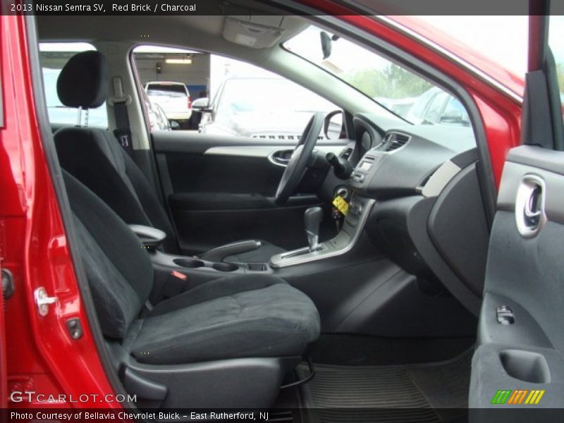 Red Brick / Charcoal 2013 Nissan Sentra SV