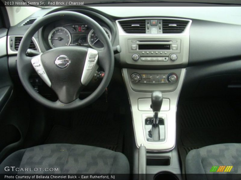 Red Brick / Charcoal 2013 Nissan Sentra SV