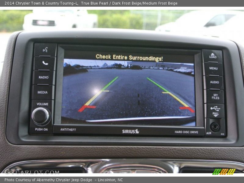 True Blue Pearl / Dark Frost Beige/Medium Frost Beige 2014 Chrysler Town & Country Touring-L