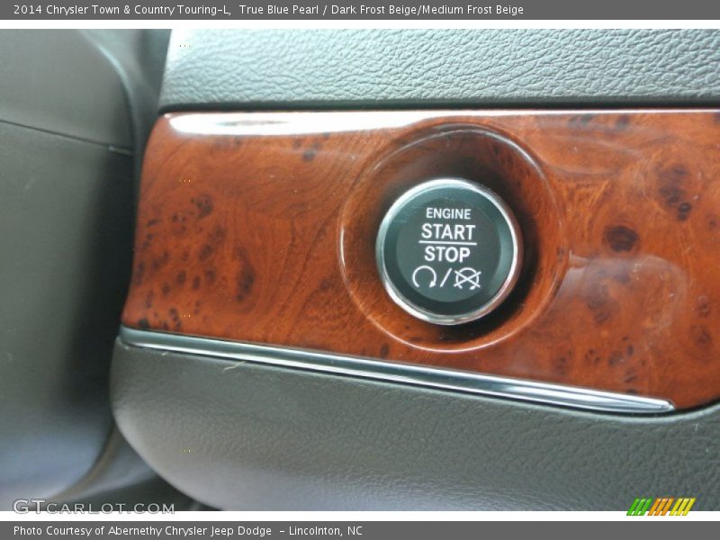 True Blue Pearl / Dark Frost Beige/Medium Frost Beige 2014 Chrysler Town & Country Touring-L