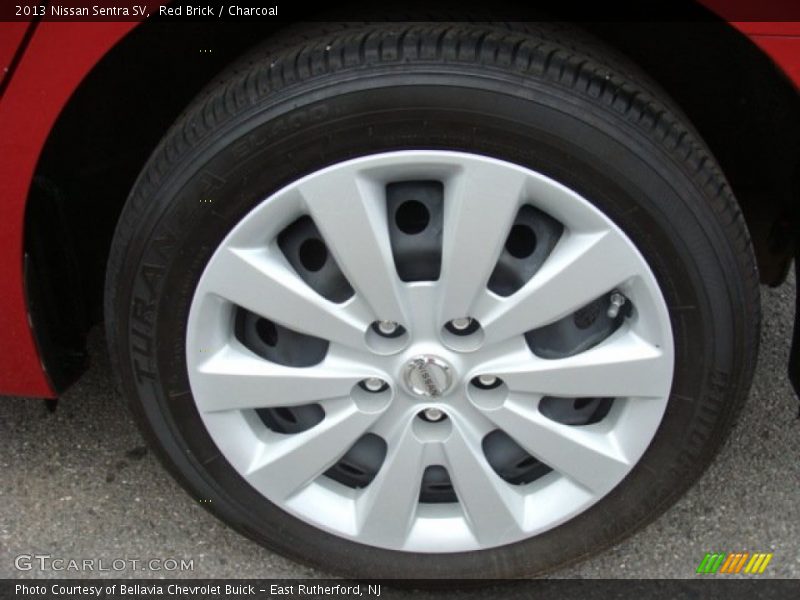 Red Brick / Charcoal 2013 Nissan Sentra SV