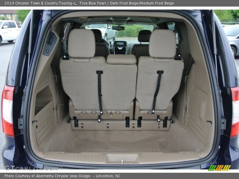 True Blue Pearl / Dark Frost Beige/Medium Frost Beige 2014 Chrysler Town & Country Touring-L