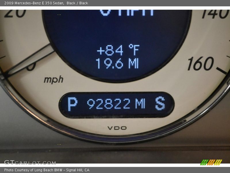 Black / Black 2009 Mercedes-Benz E 350 Sedan
