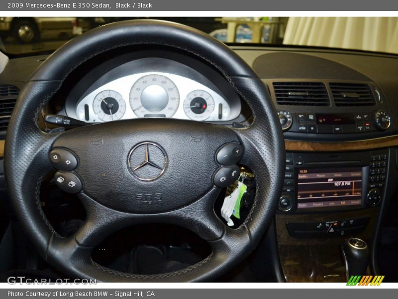 Black / Black 2009 Mercedes-Benz E 350 Sedan