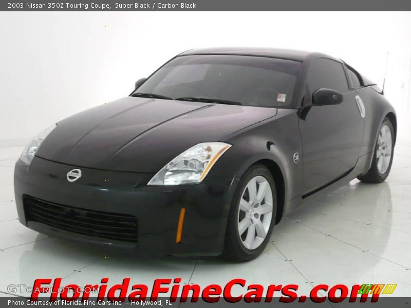 Super Black / Carbon Black 2003 Nissan 350Z Touring Coupe