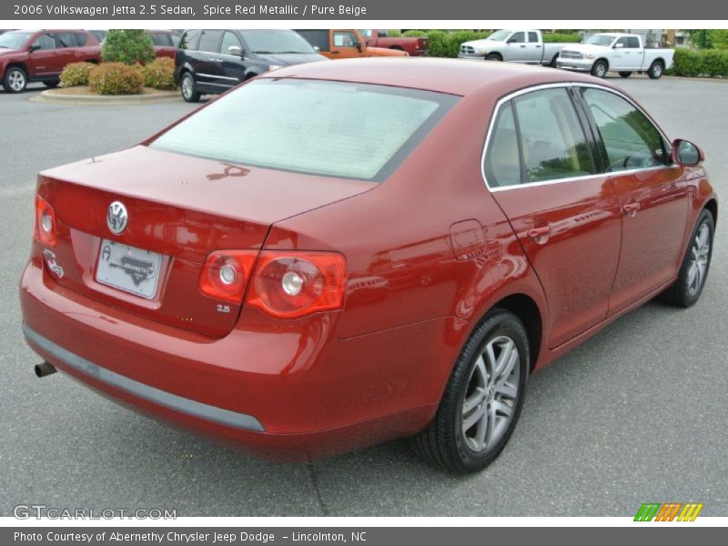 Spice Red Metallic / Pure Beige 2006 Volkswagen Jetta 2.5 Sedan