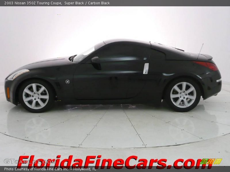 Super Black / Carbon Black 2003 Nissan 350Z Touring Coupe