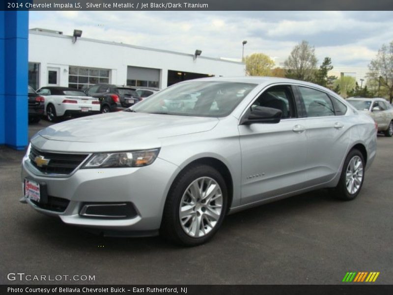 Silver Ice Metallic / Jet Black/Dark Titanium 2014 Chevrolet Impala LS