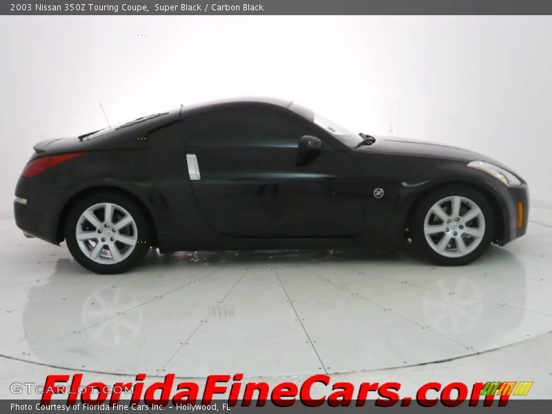 Super Black / Carbon Black 2003 Nissan 350Z Touring Coupe