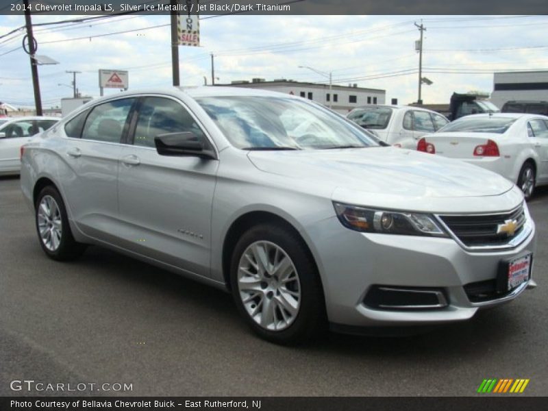Silver Ice Metallic / Jet Black/Dark Titanium 2014 Chevrolet Impala LS