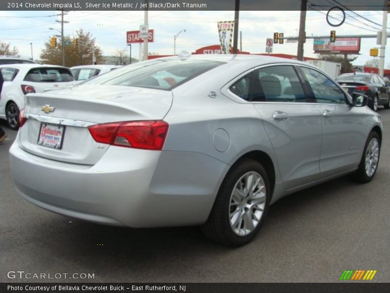 Silver Ice Metallic / Jet Black/Dark Titanium 2014 Chevrolet Impala LS