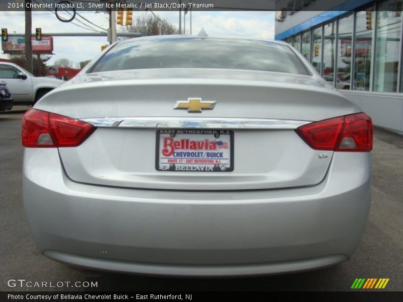 Silver Ice Metallic / Jet Black/Dark Titanium 2014 Chevrolet Impala LS